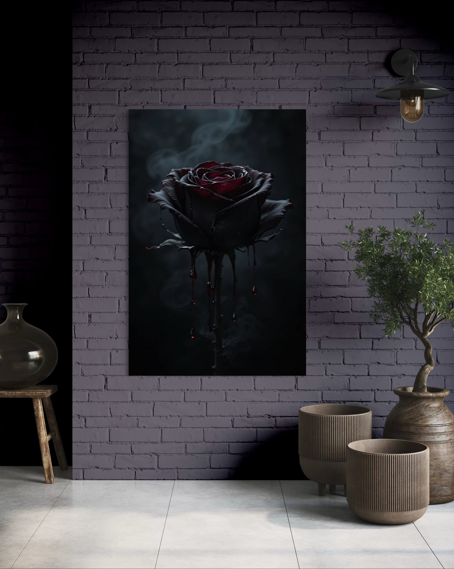 Bleeding rose