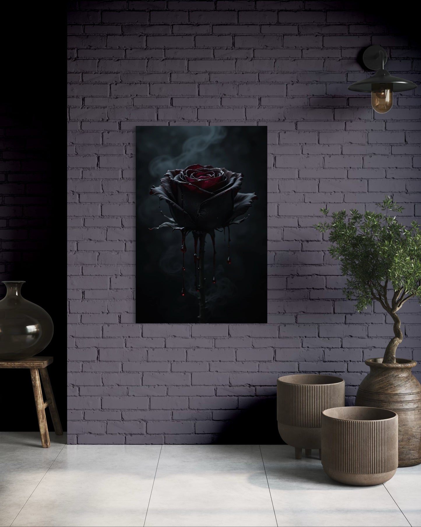Bleeding rose