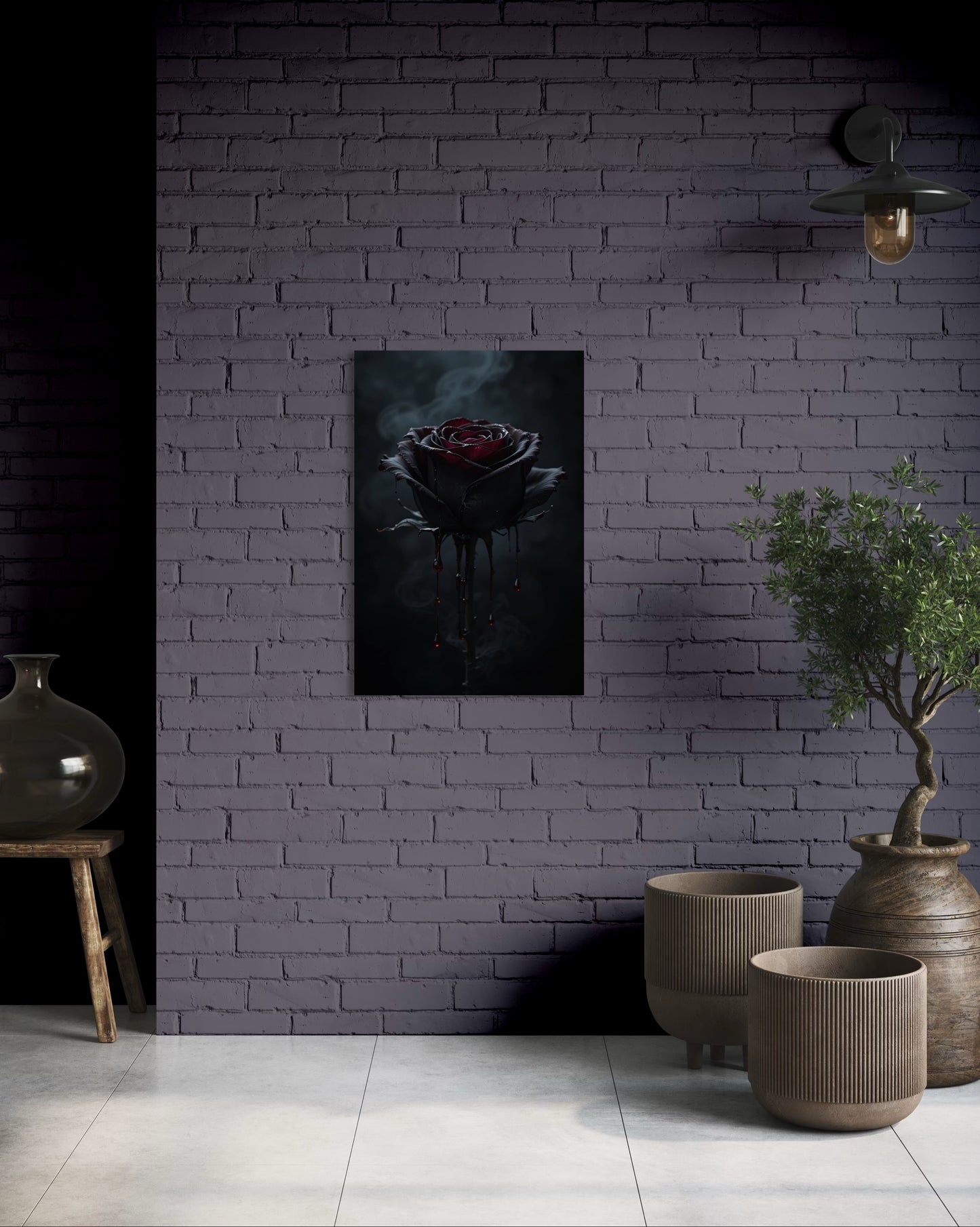 Bleeding rose